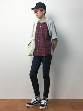 まっこいさん（メンズ・176cm）の夏コーディネート