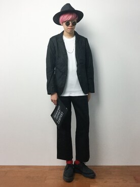 「Herschel Supply（ハーシェルサプライ）のアイテム」を使った、まっこいさん（メンズ・176cm）の夏コーディネート