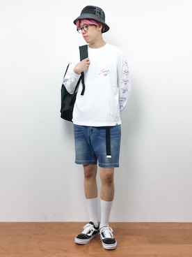 まっこいさん（メンズ・176cm）の夏コーディネート