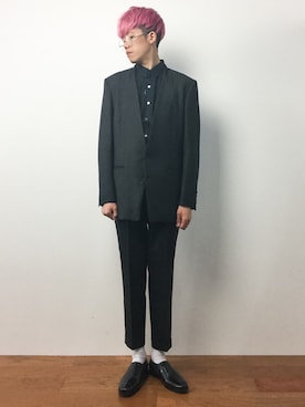 「THE TWELVE（ザ・トゥエルヴ）のアイテム」を使った、まっこいさん（メンズ・176cm）の夏コーディネート