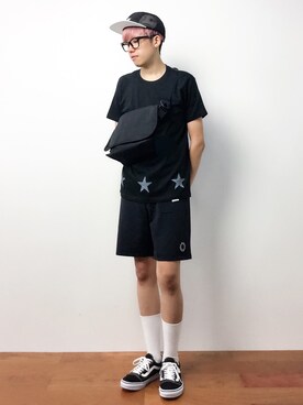 「VOUCH（バウチ）のアイテム」を使った、まっこいさん（メンズ・176cm）の夏コーディネート