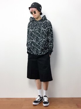 「DETAILS（ディテールズ）のアイテム（トップス）」を使った、まっこいさん（メンズ・176cm）の夏コーディネート