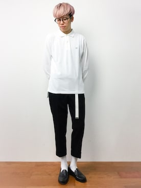 「SCYE BASICS（サイベーシックス）のアイテム」を使った、まっこいさん（メンズ・176cm）の夏コーディネート