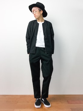 「RED KAP（レッドキャップ）のアイテム（その他パンツ）」を使った、まっこいさん（メンズ・176cm）の夏コーディネート