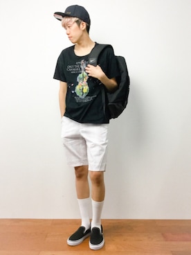 まっこいさん（メンズ・176cm）の夏コーディネート