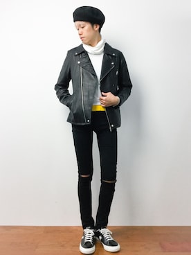 「WVM（ダブルヴイエム）のアイテム」を使った、まっこいさん（メンズ・176cm）の夏コーディネート