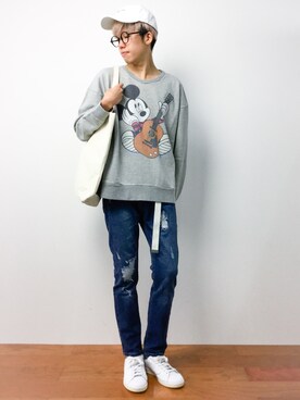 「BEN DAVIS（ベンデイビス）のアイテム（キャップ）」を使った、まっこいさん（メンズ・176cm）の夏コーディネート