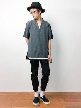 まっこいさん（メンズ・176cm）の夏コーディネート