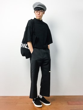 「KBF+（ケービーエフプラス）のアイテム」を使った、まっこいさん（メンズ・176cm）の夏コーディネート