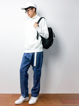 「mercibeaucoup,（メルシーボークー）のアイテム（パンツ）」を使った、まっこいさん（メンズ・176cm）の秋コーディネート