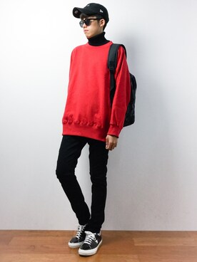 「SCOTCH & SODA（スコッチ アンド ソーダ）のアイテム（パンツ）」を使った、まっこいさん（メンズ・176cm）の秋コーディネート