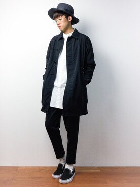 「semantic design（セマンティックデザイン）のアイテム」を使った、まっこいさん（メンズ・176cm）の秋コーディネート