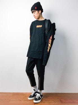 「DETAILS（ディテールズ）のアイテム」を使った、まっこいさん（メンズ・176cm）の秋コーディネート