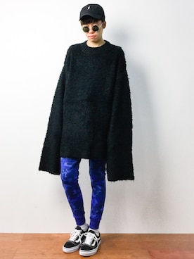 「L.H.P Private Brand（エルエイチピープライベートブランド）のアイテム（帽子）」を使った、まっこいさん（メンズ・176cm）の秋コーディネート