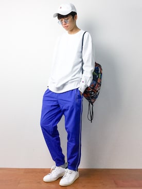 「L.H.P Private Brand（エルエイチピープライベートブランド）のアイテム（帽子）」を使った、まっこいさん（メンズ・176cm）の秋コーディネート