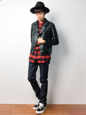 まっこいさん（メンズ・176cm）の秋コーディネート