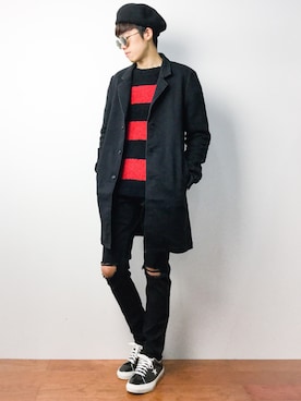 まっこいさん（メンズ・176cm）の秋コーディネート