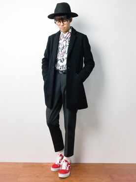 まっこいさん（メンズ・176cm）の秋コーディネート