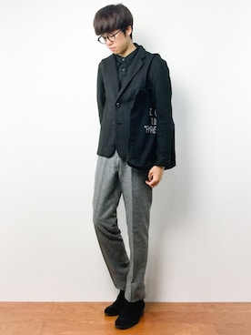 「DETAILS（ディテールズ）のアイテム」を使った、まっこいさん（メンズ・176cm）の秋コーディネート