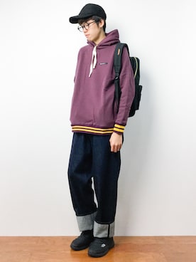 「Herschel Supply（ハーシェルサプライ）のアイテム」を使った、まっこいさん（メンズ・176cm）の秋コーディネート
