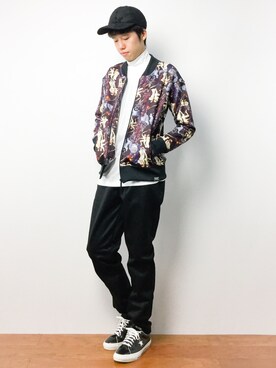 「DAMMY（ダミー）のアイテム」を使った、まっこいさん（メンズ・176cm）の秋コーディネート