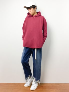 「SHIPS JET BLUE（シップスジェットブルー）のアイテム（帽子）」を使った、まっこいさん（メンズ・176cm）の秋コーディネート