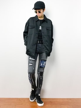 「EMODA（エモダ）のアイテム（ジャケット/アウター）」を使った、まっこいさん（メンズ・176cm）の秋コーディネート
