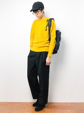 「DETAILS（ディテールズ）のアイテム」を使った、まっこいさん（メンズ・176cm）の秋コーディネート