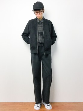「417 EDIFICE（フォーワンセブンエディフィス）のアイテム（キャップ）」を使った、まっこいさん（メンズ・176cm）の秋コーディネート