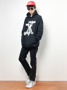 「THE TEST（ザ テスト）のアイテム」を使った、まっこいさん（メンズ・176cm）の秋コーディネート