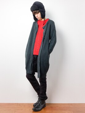 「semantic design（セマンティックデザイン）のアイテム」を使った、まっこいさん（メンズ・176cm）の秋コーディネート