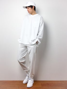 「WISM（ウィズム）のアイテム（帽子）」を使った、まっこいさん（メンズ・176cm）の秋コーディネート