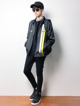 「Jordan」｜「アイテム（その他アウター）」を使った、まっこいさん（メンズ・176cm）の秋コーディネート