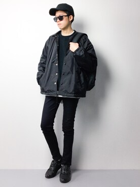 「STUDIOUS（ステュディオス）のアイテム（スウェット）」を使った、まっこいさん（メンズ・176cm）の秋コーディネート