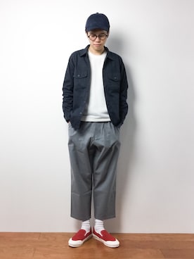 まっこいさん（メンズ・176cm）の冬コーディネート