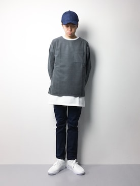 まっこいさん(メンズ・176cm)の冬コーディネート