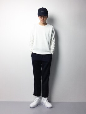 まっこいさん（メンズ・176cm）の冬コーディネート