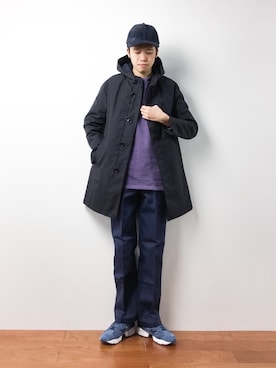 「TONE SELECT GOODS（トーンセレクトグッズ）のアイテム」を使った、まっこいさん（メンズ・176cm）の冬コーディネート