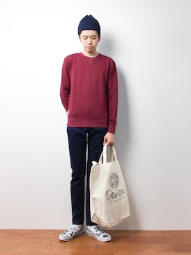 まっこいさん（メンズ・176cm）の冬コーディネート