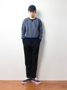 「Journal Standard TRISECT（トライセクト）のアイテム（スウェット）」を使った、まっこいさん（メンズ・176cm）の冬コーディネート