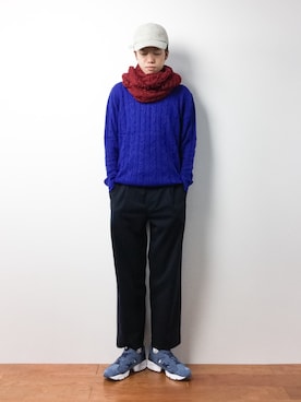 まっこいさん（メンズ・176cm）の冬コーディネート