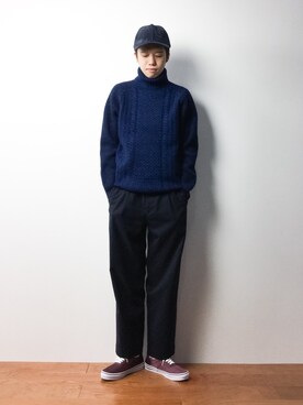 「TONE SELECT GOODS（トーンセレクトグッズ）のアイテム」を使った、まっこいさん（メンズ・176cm）の冬コーディネート
