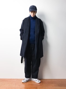 「TONE SELECT GOODS（トーンセレクトグッズ）のアイテム」を使った、まっこいさん（メンズ・176cm）の冬コーディネート