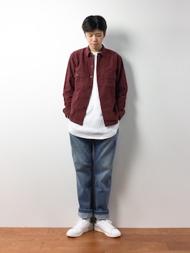 まっこいさん（メンズ・176cm）の冬コーディネート