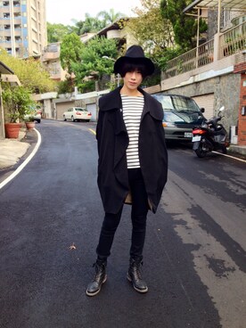 「working style」｜「アイテム（その他アウター）」を使った、Lo Pezさん（レディース・178cm）の秋コーディネート