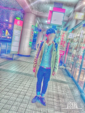 「アイテム（チェスターコート）」を使った、のぶさん（メンズ・170cm・10代）の秋コーディネート