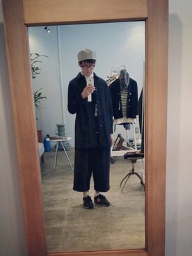 長谷部康平さん(メンズ・173cm)の夏コーディネート