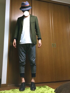 「FRANK LEDER（フランクリーダー）のアイテム（ジャケット/アウター）」を使った、Vunkerさん（メンズ・182cm）の春コーディネート