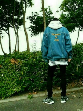 「UNIQLO（ユニクロ）のWOMEN ウルトラストレッチジーンズ（デニムパンツ）」を使った、kzkbirdさん（メンズ・171cm）の冬コーディネート