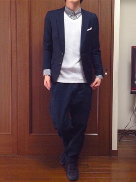 ぽるぽるさん（メンズ・170cm）の春コーディネート